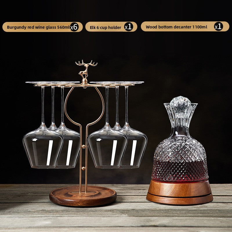 Wine Rotating Decanter Quick Household Wine Set Glass