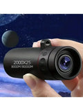 2000x25 HD Monocular Telescope Mini Portable Mobile Phone Telescope with Holder Outdoor Camping Hunting Birdwatching Telescopes