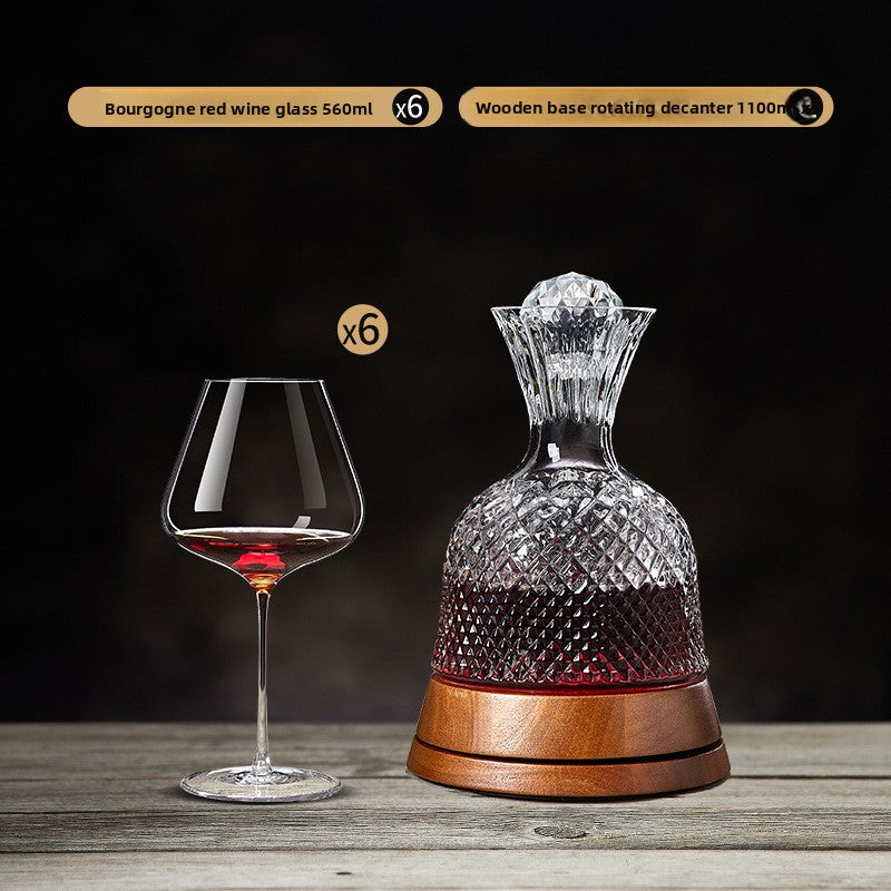 Wine Rotating Decanter Quick Household Wine Set Glass