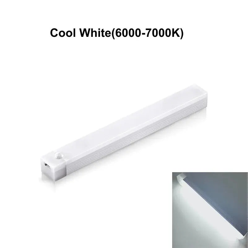 LED Motion Sensor Light Type C Rechargeable Light Wireless LED Night Light Cabinet Wardrobe Lamp Staircase Backlight For Kitchen