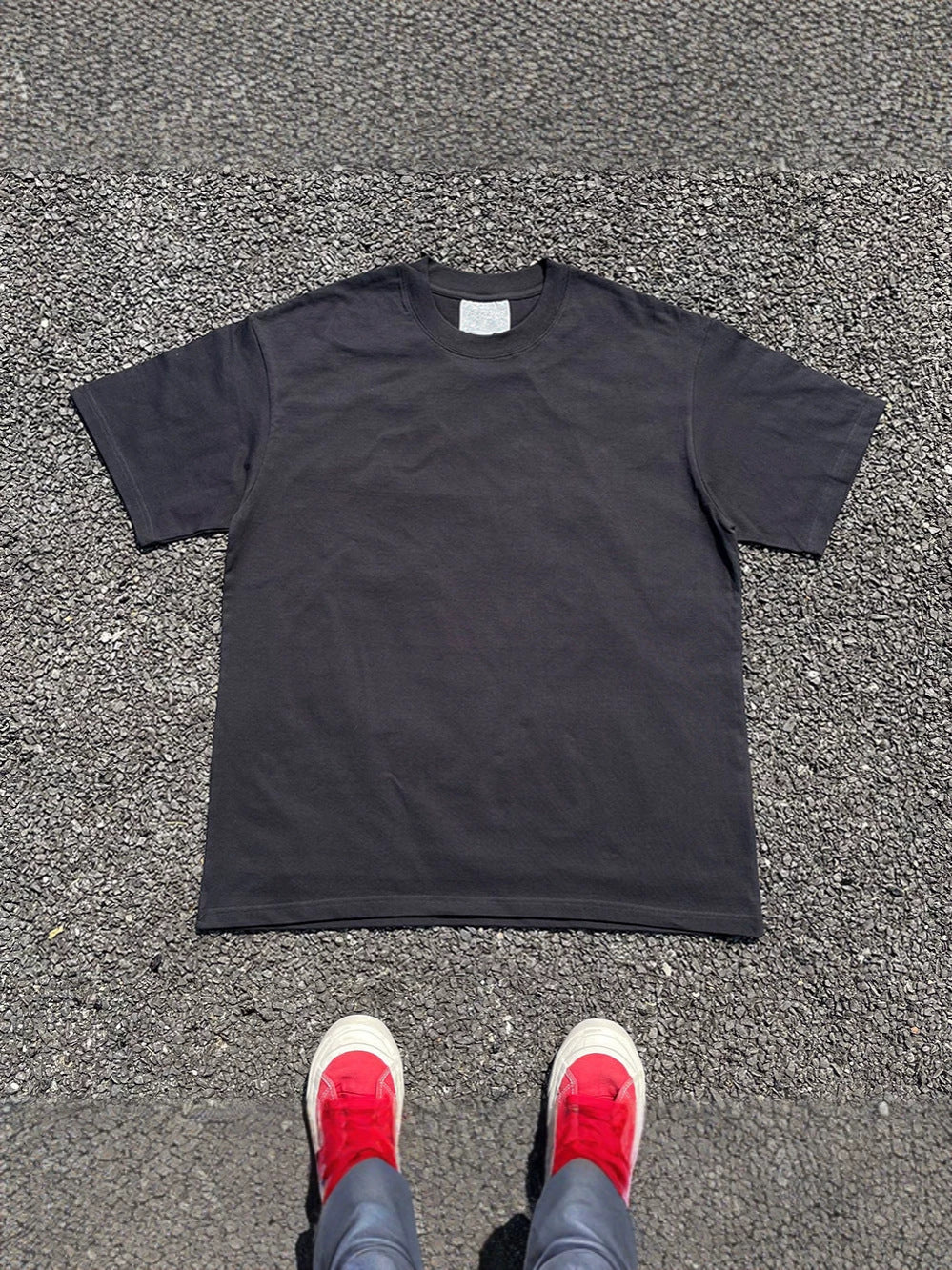 Oversized Y2K Geometric Print T-Shirt | 280g Premium Cotton | Men's Streetwear