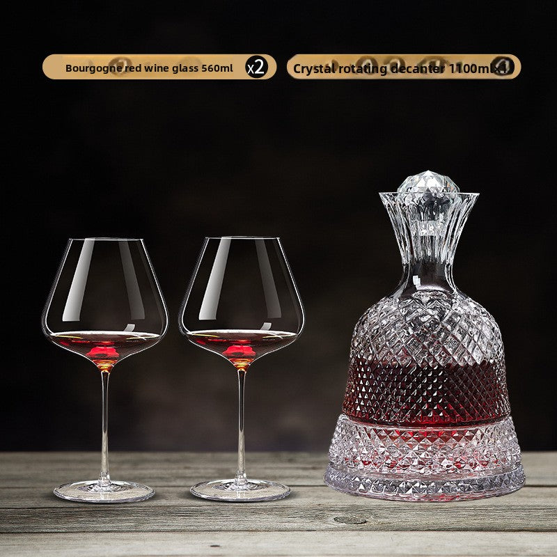 Wine Rotating Decanter Quick Household Wine Set Glass