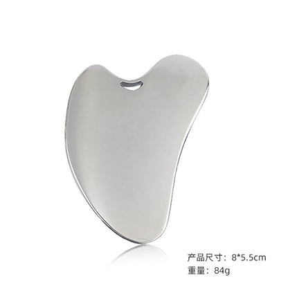 Heart Shape Stainless Steel Gua Sha Board Facial Massage Tool