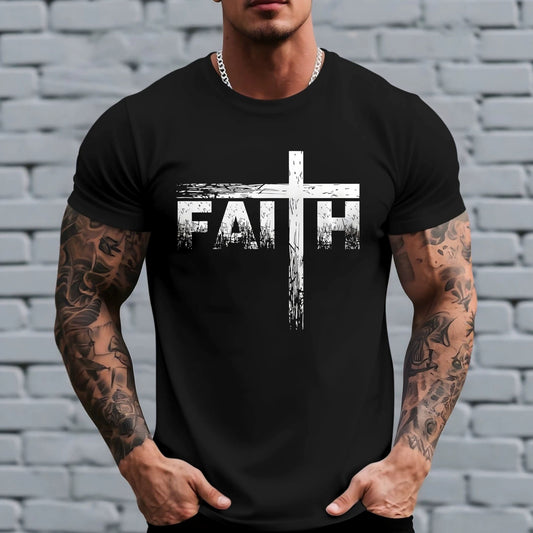 Mens Short Sleeve T-Shirt with Animal Print