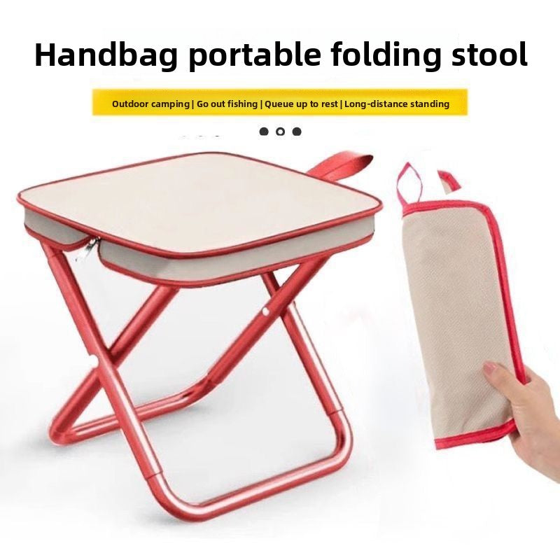 Portable Folding Camping Stool with Storage Bag