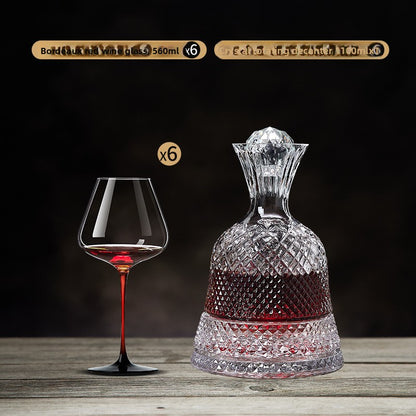 Wine Rotating Decanter Quick Household Wine Set Glass