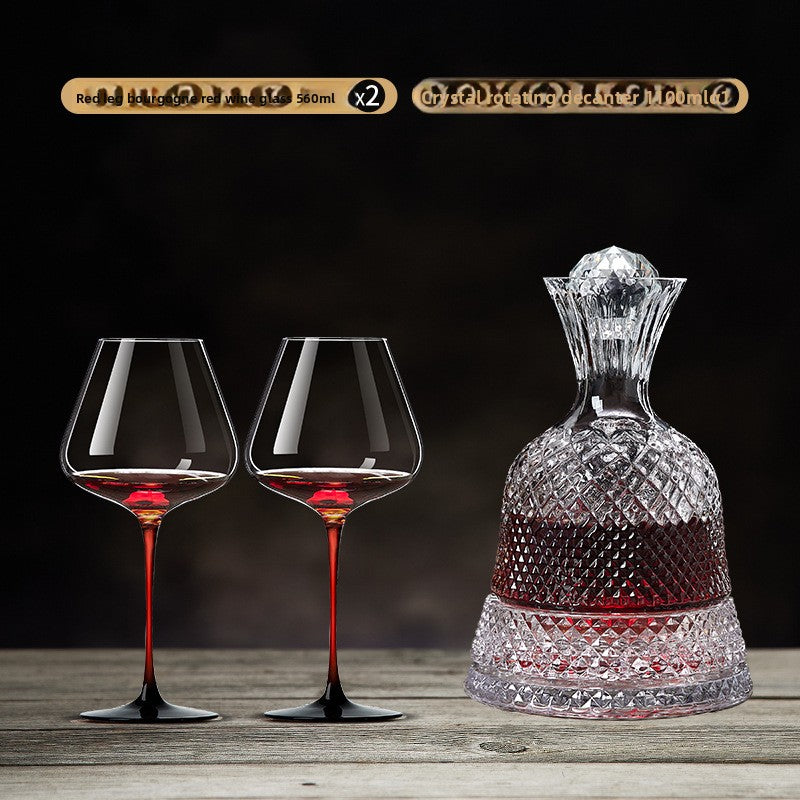 Wine Rotating Decanter Quick Household Wine Set Glass