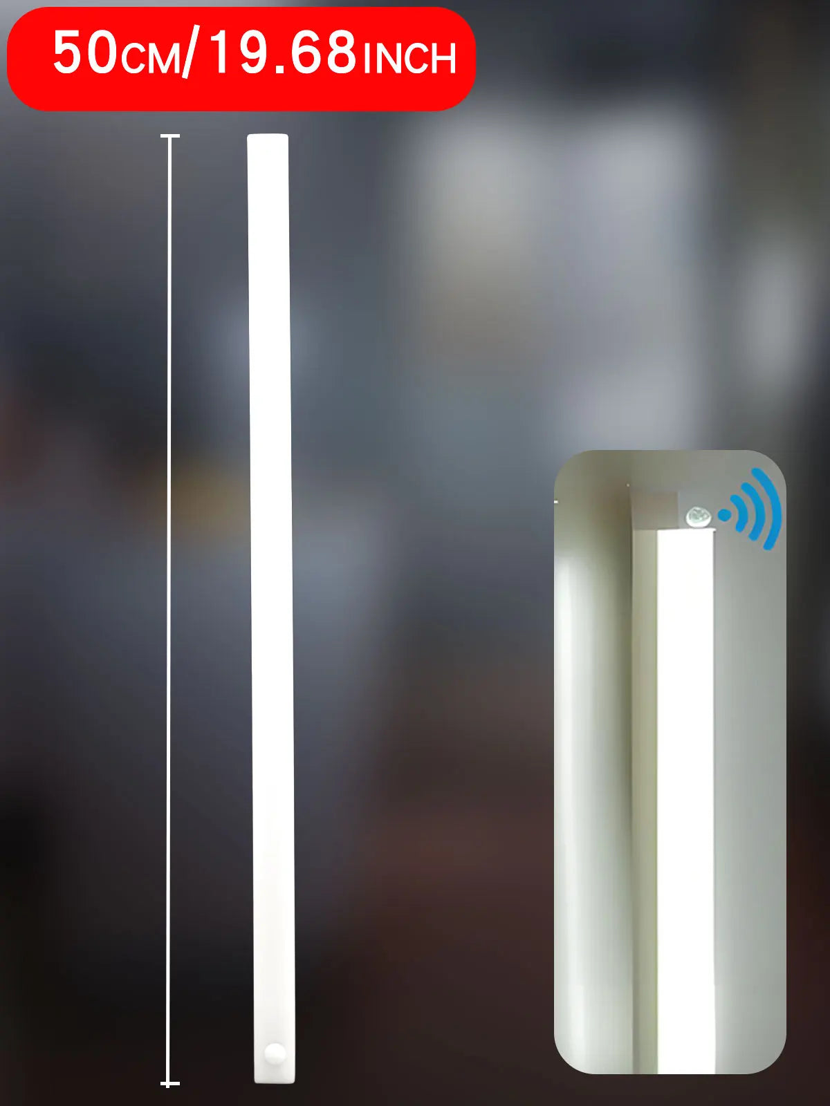 LED Motion Sensor Light Type C Rechargeable Light Wireless LED Night Light Cabinet Wardrobe Lamp Staircase Backlight For Kitchen