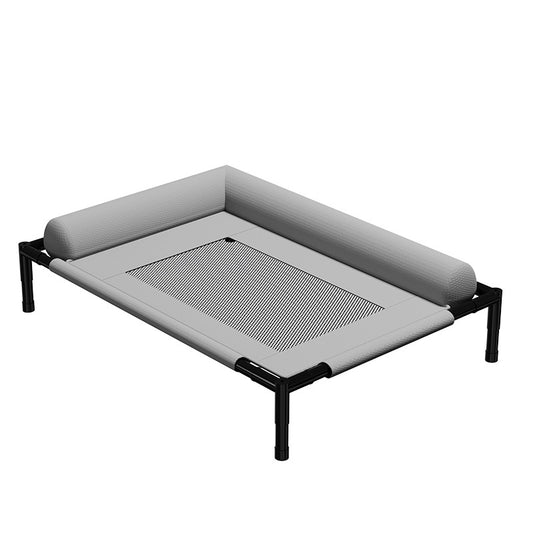 Pet Camp Bed for Dogs and Cats, Suitable for All Seasons, Breathable and Cool in Summer, Moisture-Proof, Removable and Washable, Off the Ground, for Small and Medium-Sized Dogs