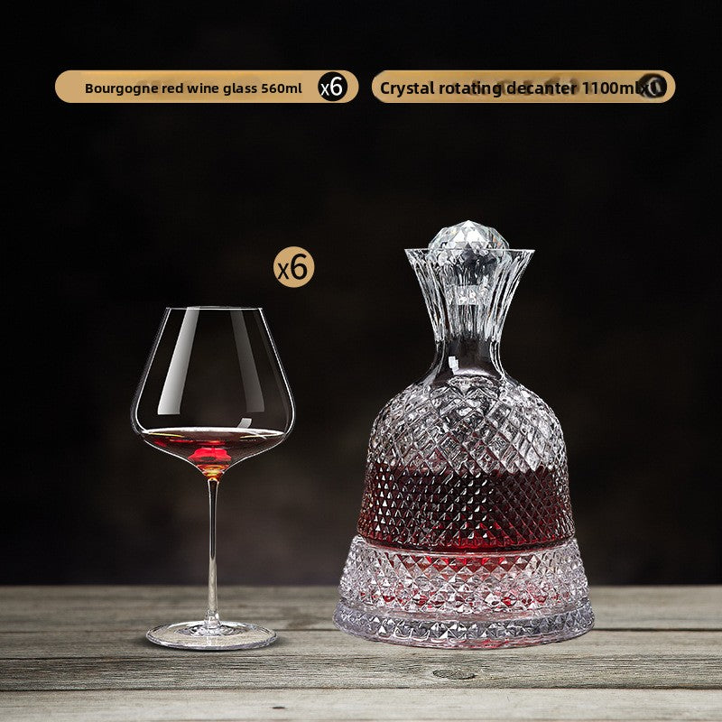 Wine Rotating Decanter Quick Household Wine Set Glass