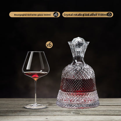 Wine Rotating Decanter Quick Household Wine Set Glass