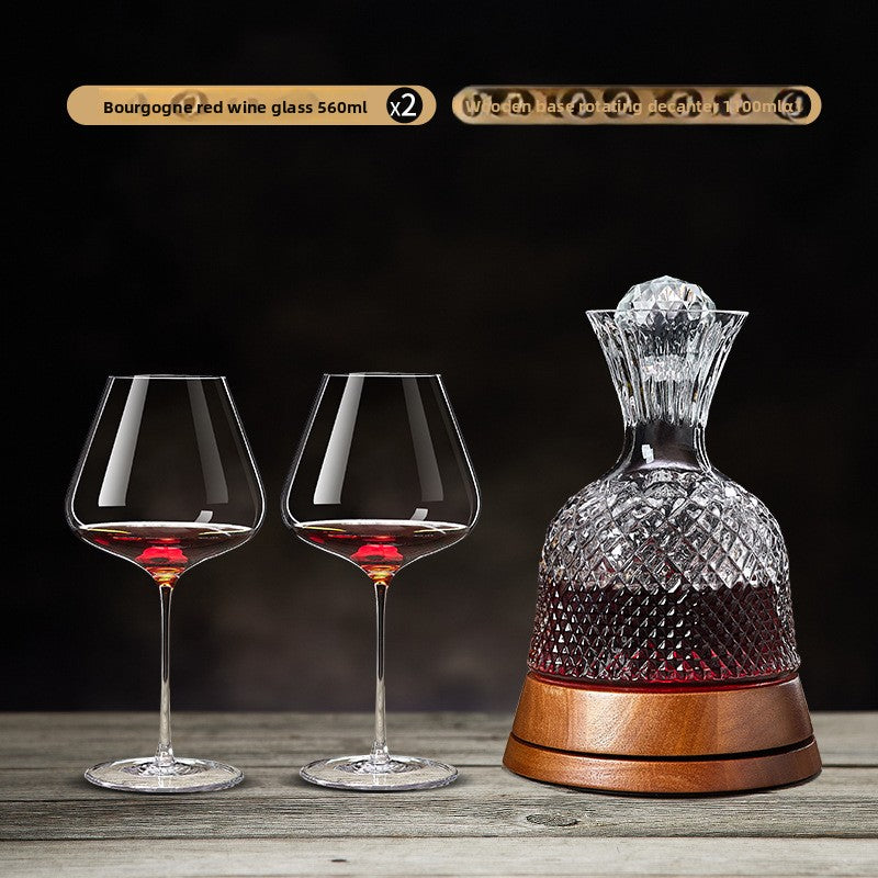 Wine Rotating Decanter Quick Household Wine Set Glass