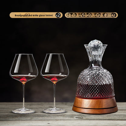 Wine Rotating Decanter Quick Household Wine Set Glass