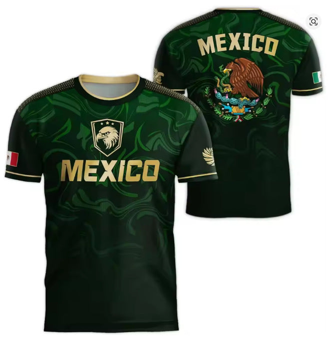 Men's 3D Eagle Print T-Shirt
