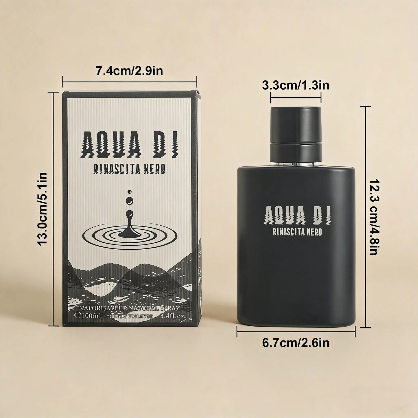 YCZ Men's Perfume,1pcs| /3.4 oz   cologne for-Long Lasting，AQUATIC AROMATIC, Ideal Special Occasions, Making it the Ideal gentlemen’s Gift