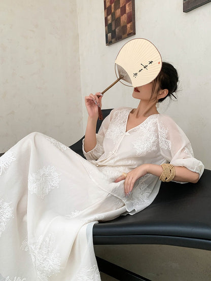 Womens Chinese Style Two Piece Set