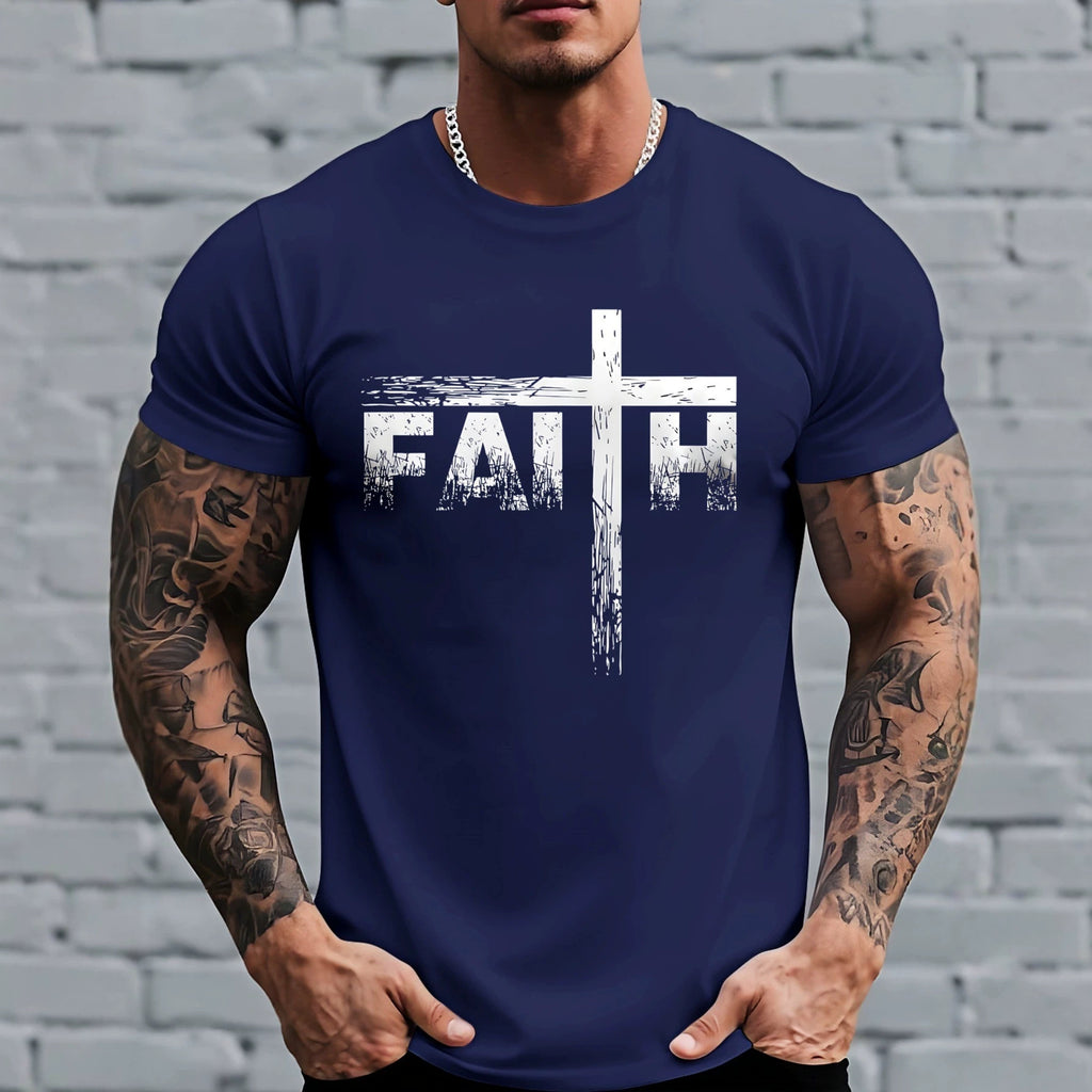 Mens Short Sleeve T-Shirt with Animal Print