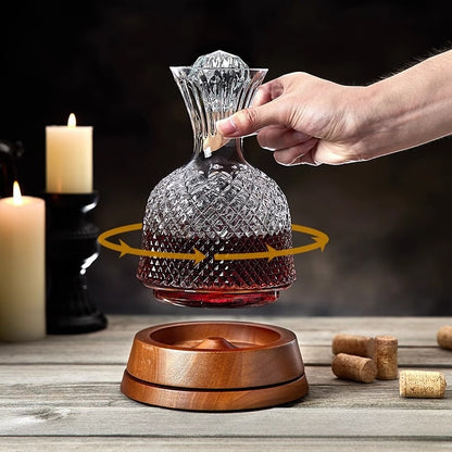 Wine Rotating Decanter Quick Household Wine Set Glass