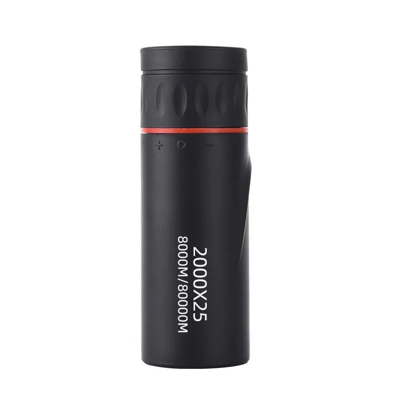 2000x25 HD Monocular Telescope Mini Portable Mobile Phone Telescope with Holder Outdoor Camping Hunting Birdwatching Telescopes