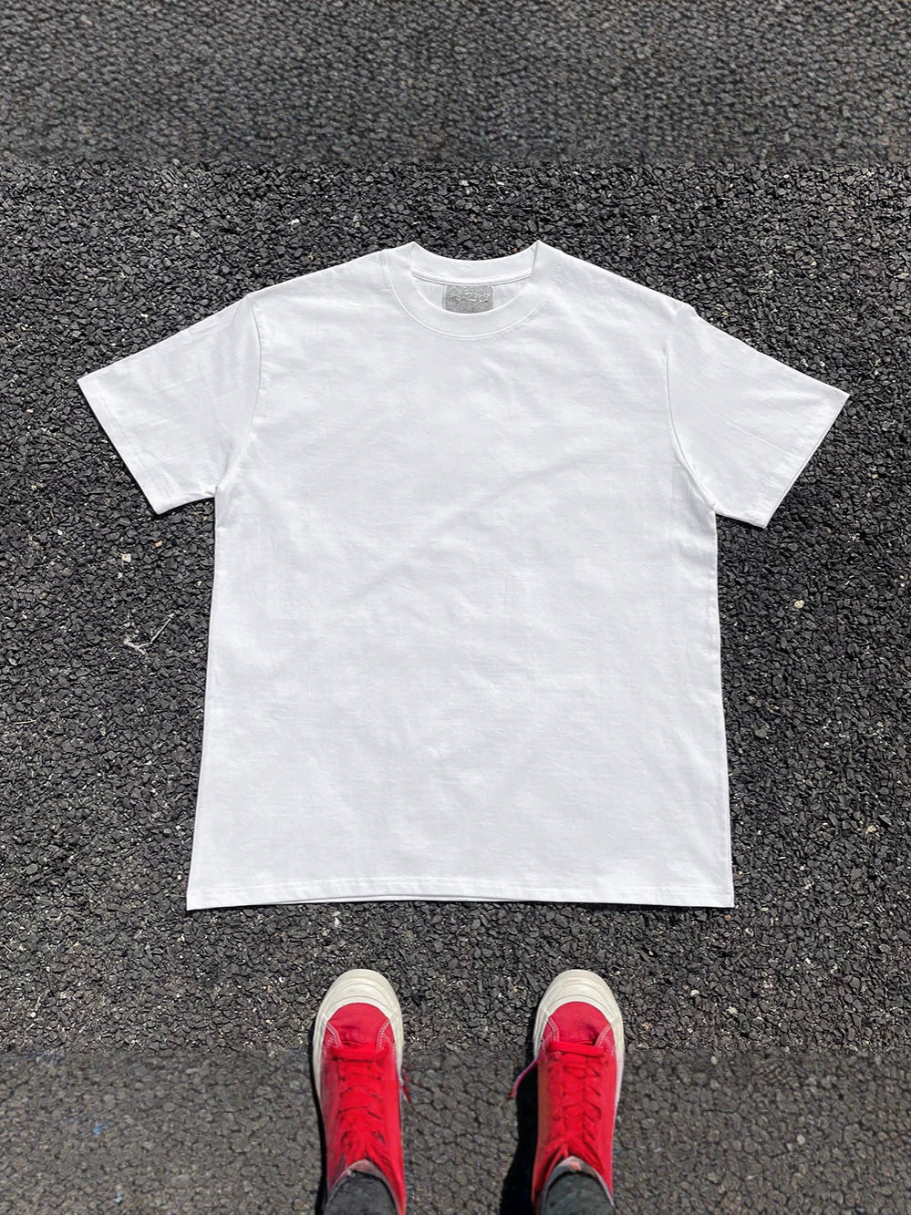 Oversized Y2K Geometric Print T-Shirt | 280g Premium Cotton | Men's Streetwear