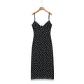 V-Neck Lace Sleeveless Dress