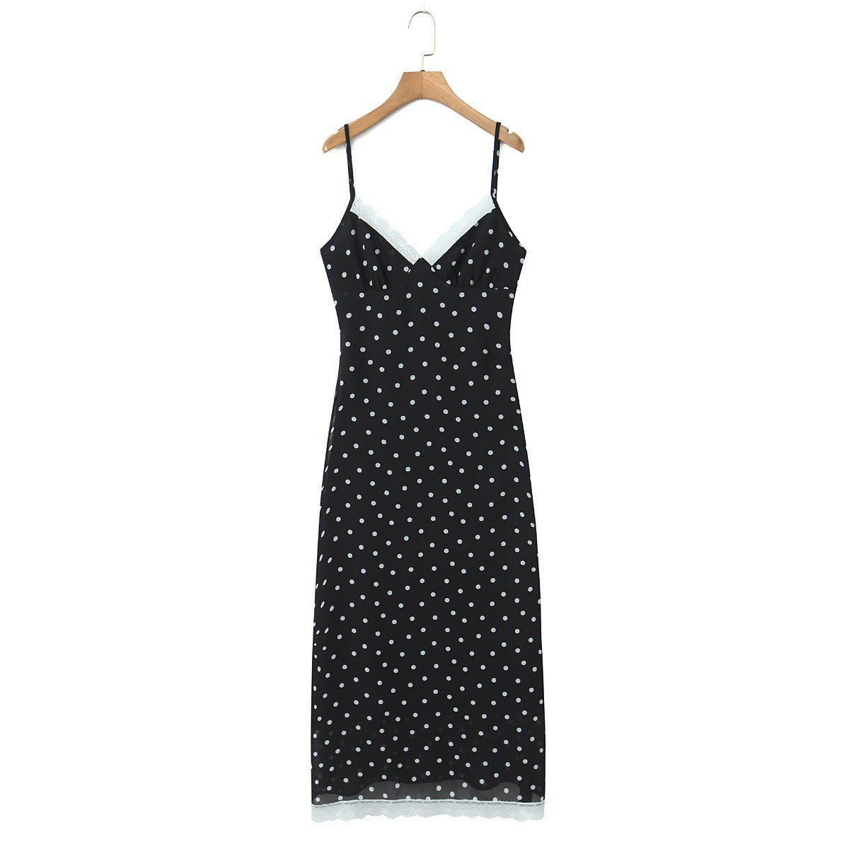 V-Neck Lace Sleeveless Dress