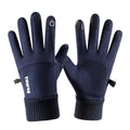 Cycling gloves Warm Full Fingers Waterproof Cycling Outdoor Sports Running Motorcycle Ski Touch Screen Fleece Gloves