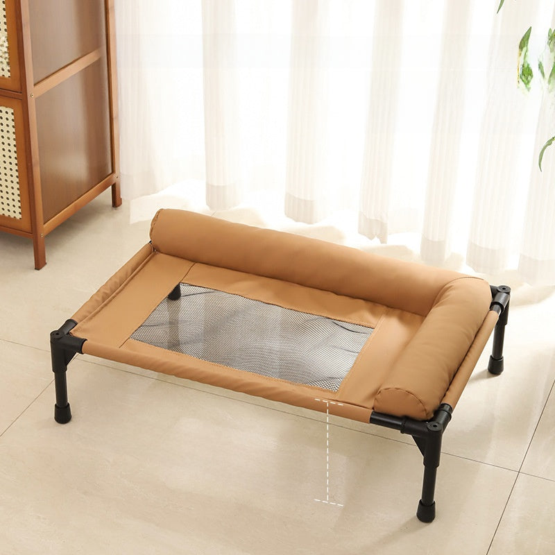 Pet Camp Bed for Dogs and Cats, Suitable for All Seasons, Breathable and Cool in Summer, Moisture-Proof, Removable and Washable, Off the Ground, for Small and Medium-Sized Dogs