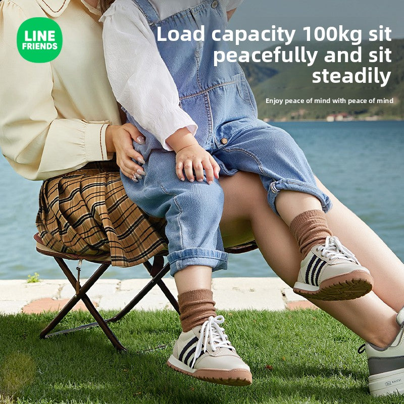 Portable Folding Camping Stool with Storage Bag