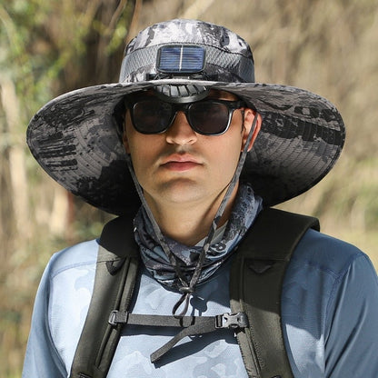 Solar Powered Cooling Hat with Built-in Fan