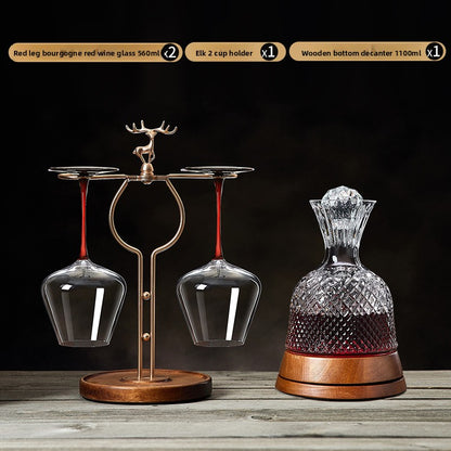 Wine Rotating Decanter Quick Household Wine Set Glass