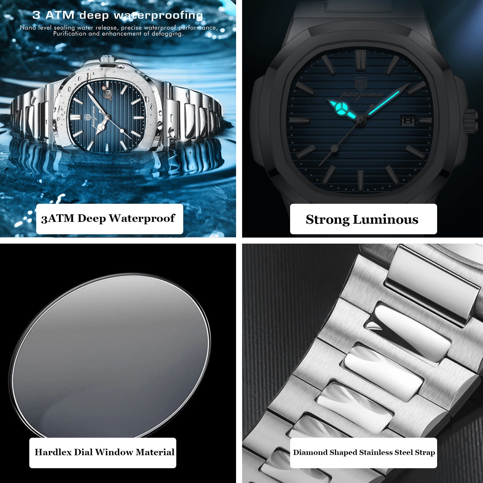 Men's Watch with Calendar | Classic Analog Timepiece
