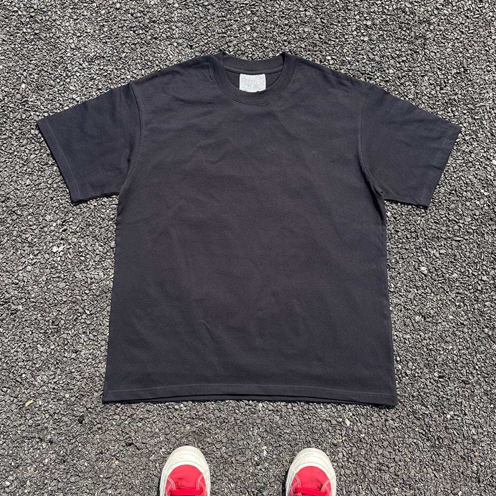 Oversized Y2K Geometric Print T-Shirt | 280g Premium Cotton | Men's Streetwear