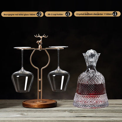 Wine Rotating Decanter Quick Household Wine Set Glass