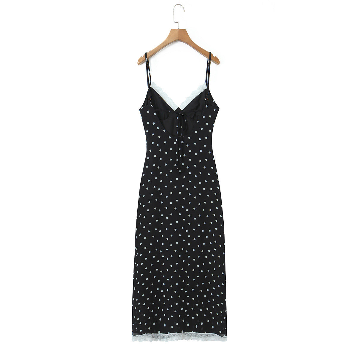 V-Neck Lace Sleeveless Dress