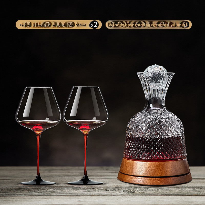 Wine Rotating Decanter Quick Household Wine Set Glass